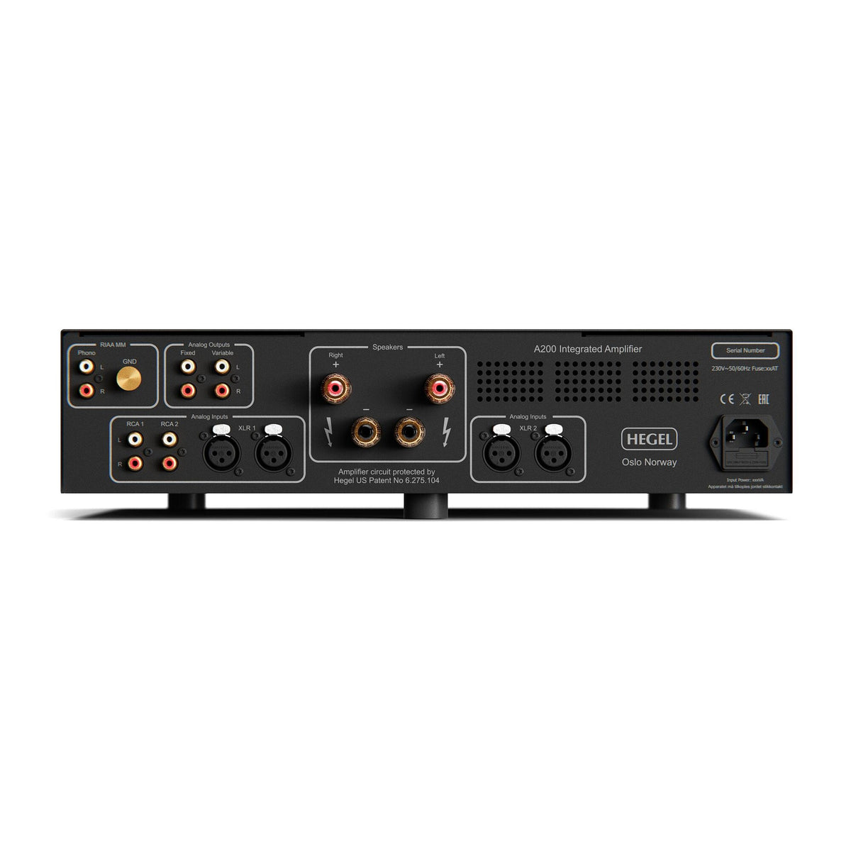 A200 Amplificador Analógico Hegel (disponible Octubre 2026) Preordena
