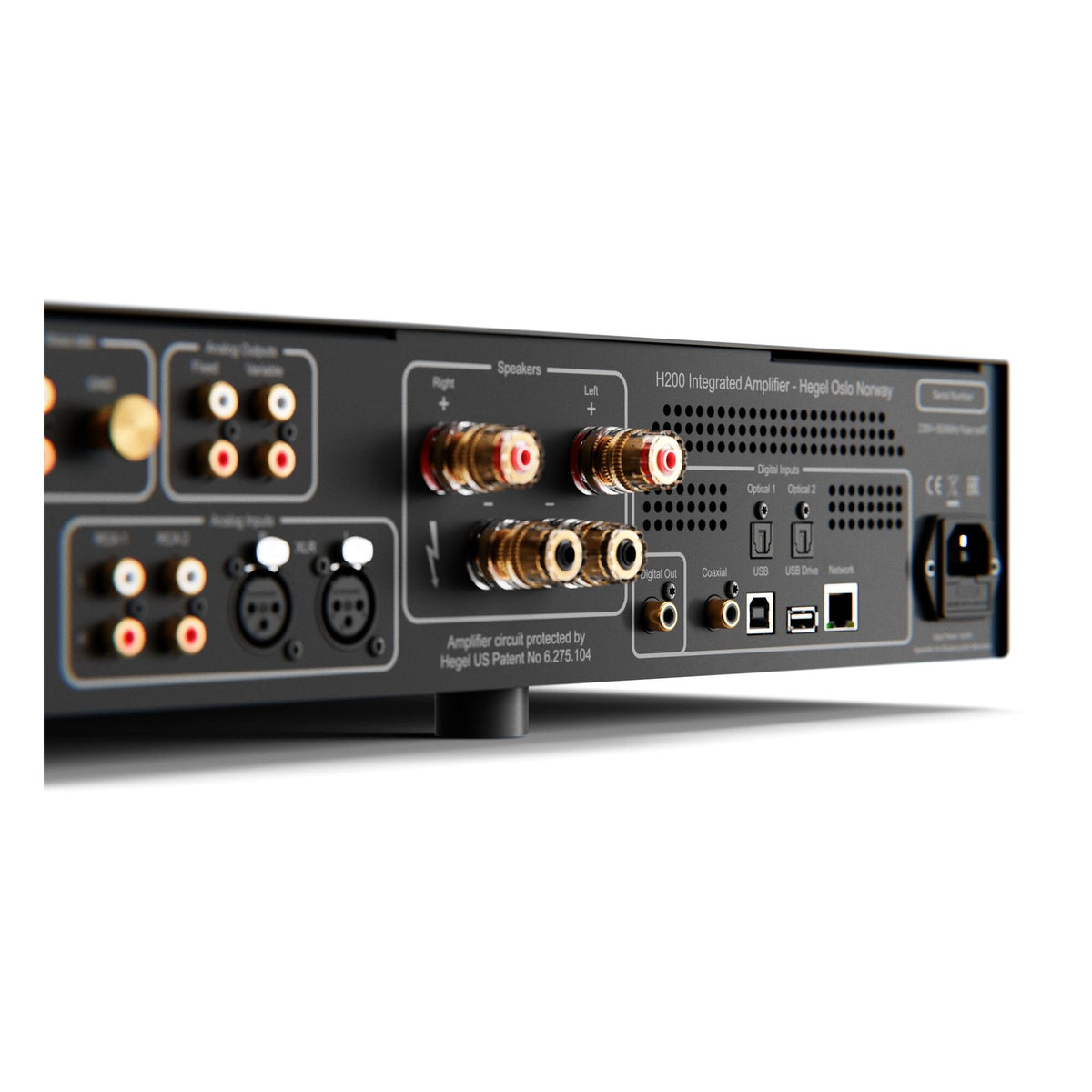 H200 Amplificador Hegel con Streamer/DAC 150wx2