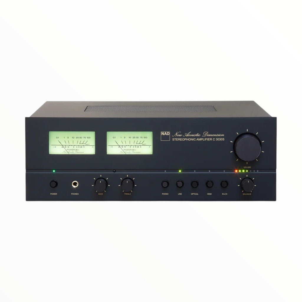 NAD C 3030S – Amplificador Integrado con BluOS y Diseño Retro
