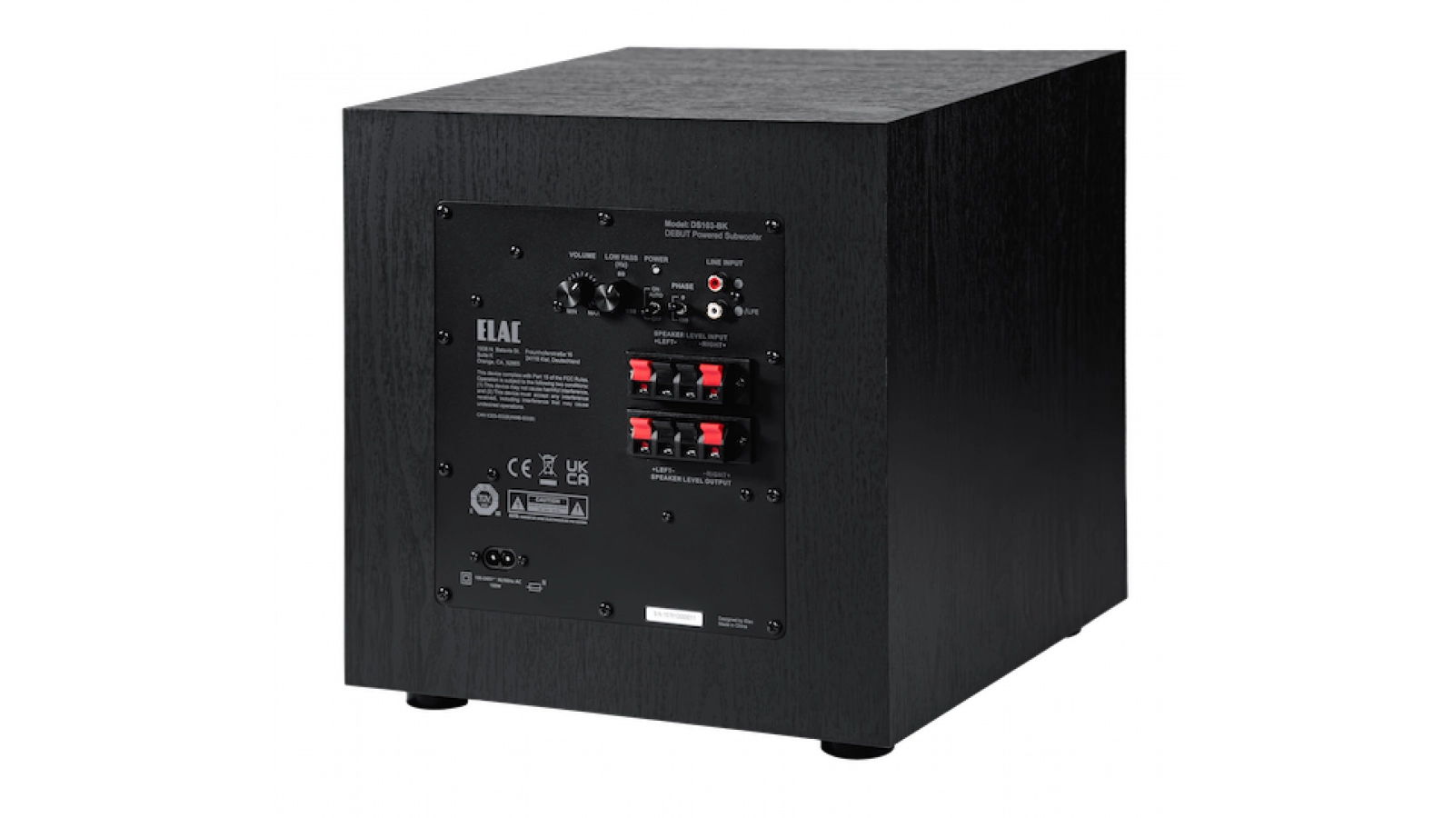 Debut 3.0 Subwoofers  DS103-BK Subwoofer