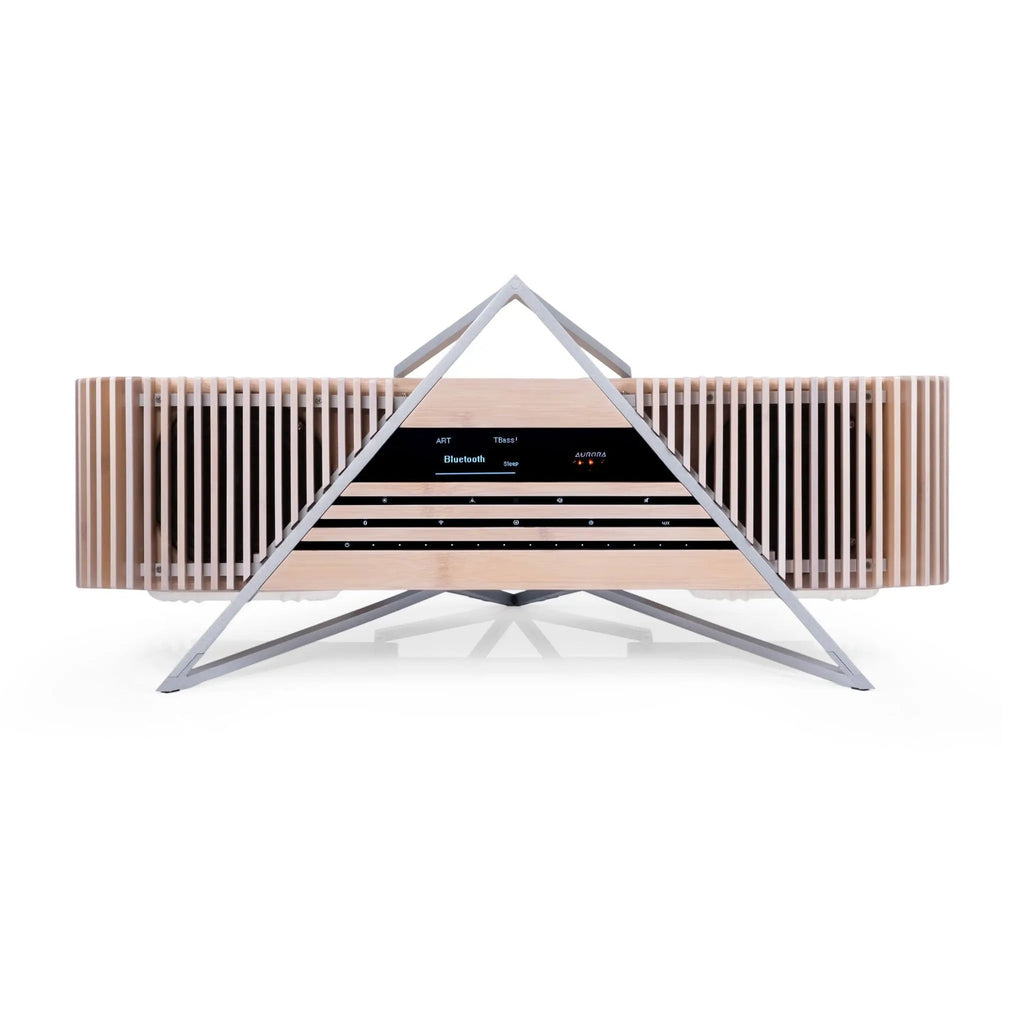 iFi Audio Aurora – Sistema de sonido completo – Tecnología Auto Room Tailoring hecho de bambú y aluminio iFi Audio