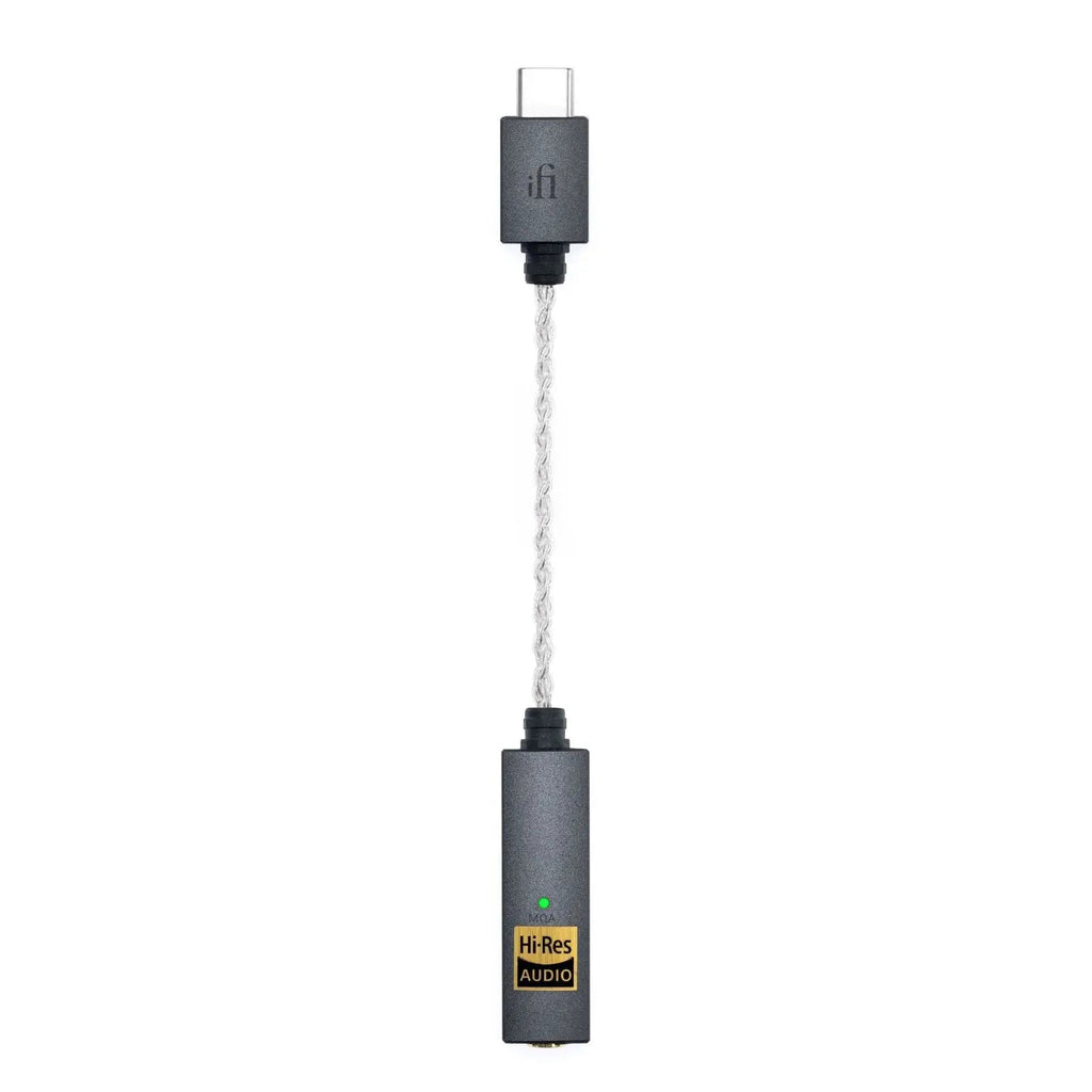 iFi Audio GO Link – DAC/AMP portátil – Conectividad USB - Cable de plata iFi Audio