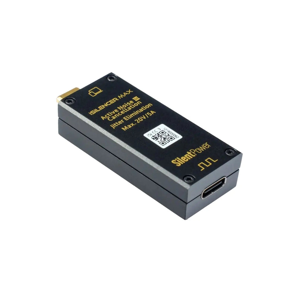 Silent Power iSilencer MAX – Filtro USB – Reducción máxima de ruido y mejora de señal (USB-C) Silent Power