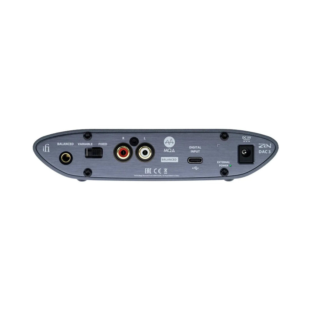iFi Audio Zen DAC 3 – DAC/AMP de escritorio – Cuatro canales de Burr-Brown - Diseño True Native® - Tecnología XBass+ iFi Audio